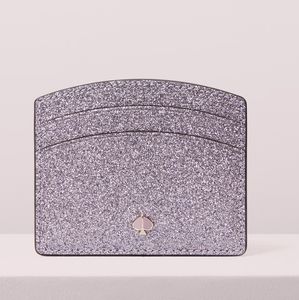 Kate Spade Lilac Glitter Burgess Court Cardholder